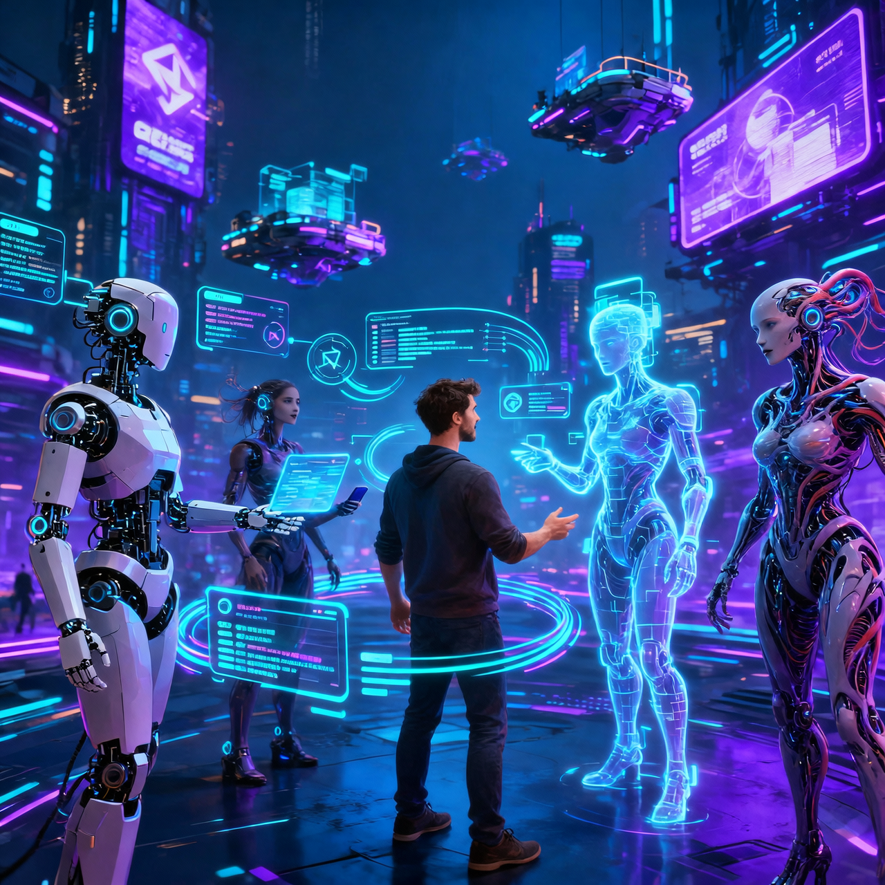 AI powered non player characters