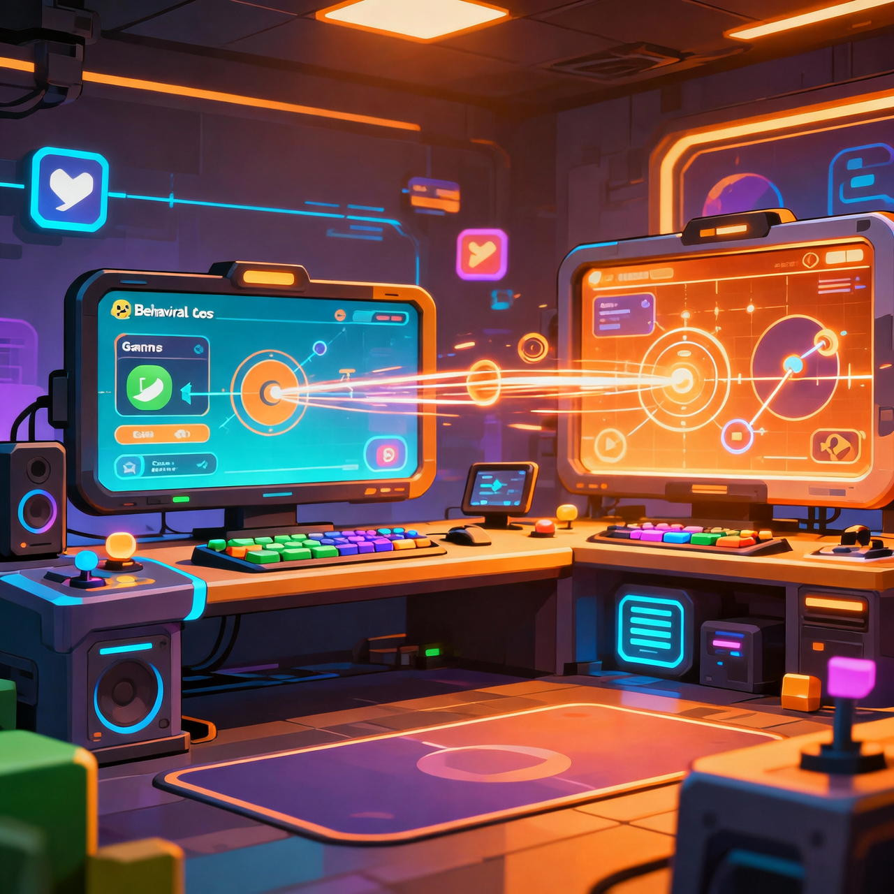 Behavioral learning systems in games