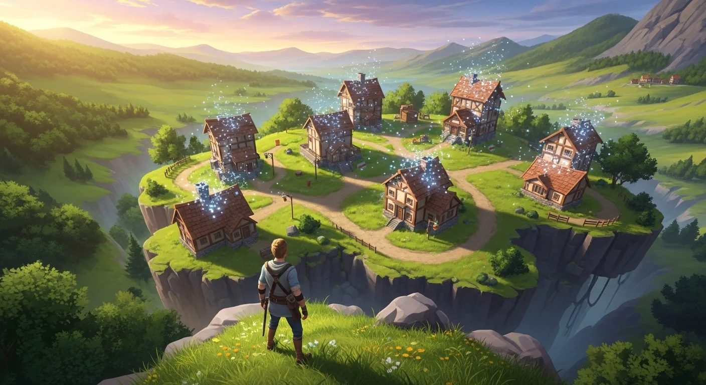 AI Building Cities in Open World Games